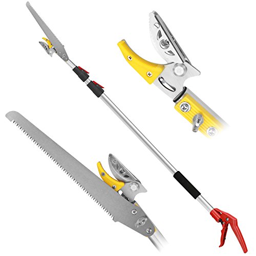 Pole saws for tree trimming, Telescopic Long Reach Pruner
