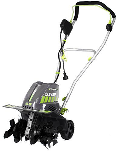 Earthwise 16-Inch 13.5 Amp Corded Electric Tiller/Cultivator, Grey