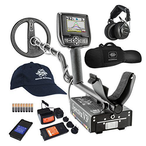 White's Spectra V3i HP Metal Detector with Padded Gun Style