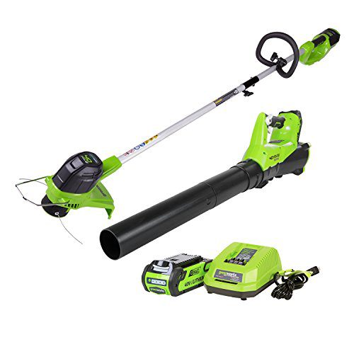 GreenWorks 40V Cordless String Trimmer and Blower Combo Pack