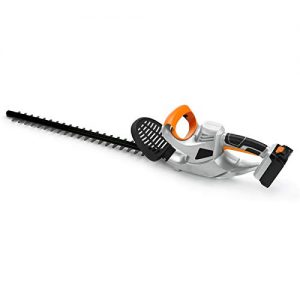 UKOKE Cordless Electric Power Hedge Trimmer, 20 inch Dual-Action Blade