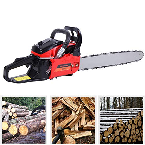 Ridgeyard 22" 52CC Professional 2-Stroke Petrol Chainsaw Wood Cutting