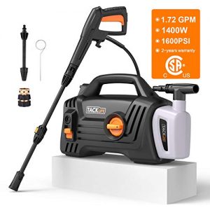 Pressure Washer, High Efficiency 1600 PSI 1.72 GPM 1400W Electric Power Washer