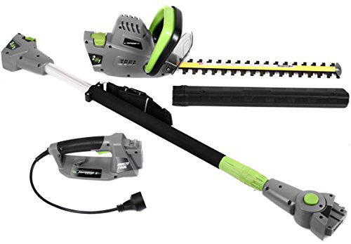 Earthwise Corded 4.5 Amp 2-in-1 Convertible Pole Hedge Trimmer