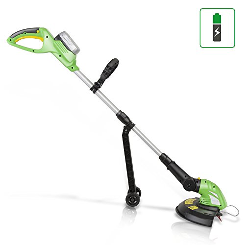 SereneLife Cordless Trimmer Weed Whacker - Electric Grass Edger
