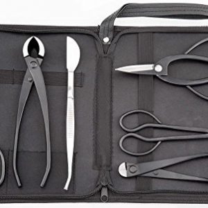 Beginner bonsai tool kit 6 PCS Long Handle Scissors Round Edge Cutter