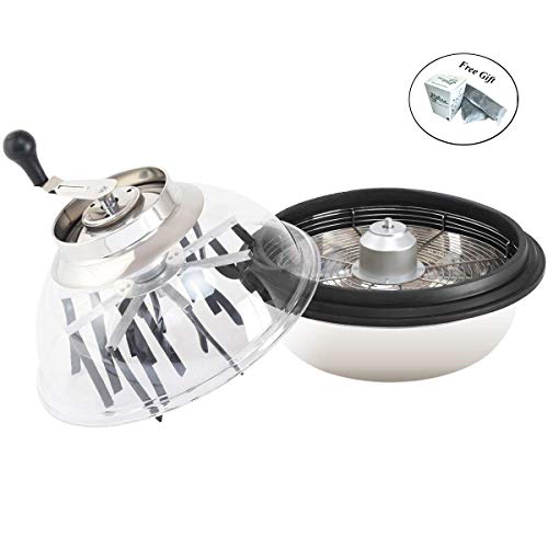 Eight24hours 16 Inch Leaf Bowl Trimmer Twisted Spin Manual Cut