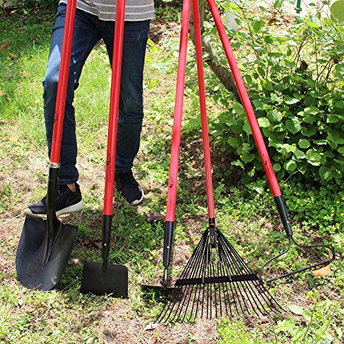 GardenAll Garden Tools Set - Include Round Point Garden Shovel