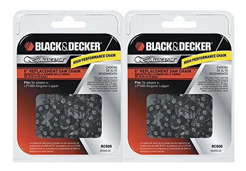Black & Decker Saw (2 Pack) Replacement 6" Chain