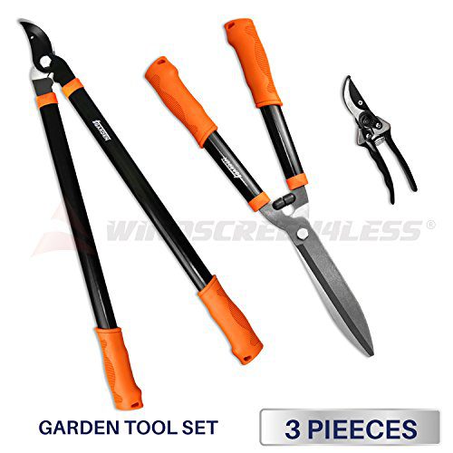 iGarden 3 Piece Combo Garden Tool Set with Lopper