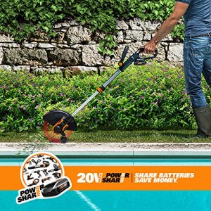 WORX 20V Cordless Grass Trimmer/Edger with Command Feed