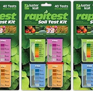 Luster Leaf Rapitest Soil Test Kit, 40 Count (3 Pack)