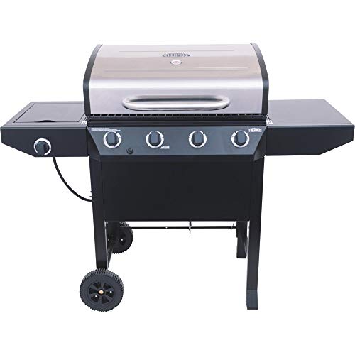Char-Broil Thermos 4-Burner Gas Grill, Silver