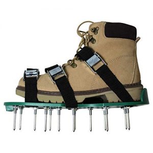 Lawn Aerator Shoes - Manual hand Tool with 26 Steel Metal Spikes