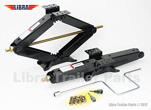 LIBRA Set of 2 True 7500 lb Heavy Duty 24" RV Trailer Stabilizer