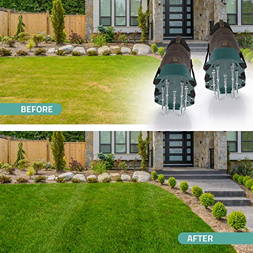 Lawn Aerator Spike Shoes - For Effectively Aerating Lawn, Soil Recommended BackyardEquip.com ...