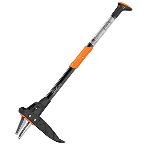TACKLIFE Weeder Tool, 39-Inch Stand, Orange/Black