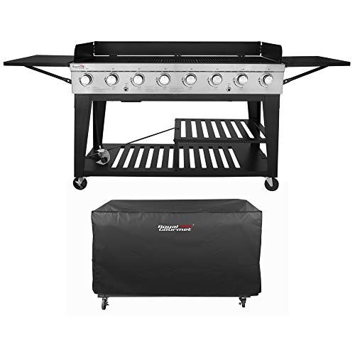 Royal Gourmet Event 8-Burner BBQ Propane Gas Grill with Cover