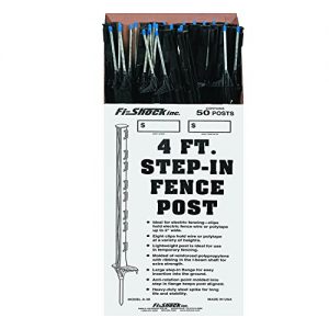 Fi-Shock A-48B 4 ft. Black Step-In Fence Post