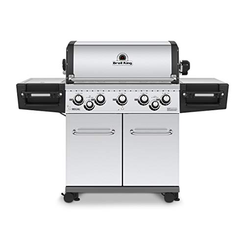 Broil King Regal Pro Gas Grill, 5-Burner, Stainless Steel