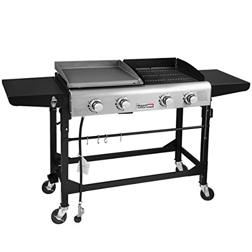 Royal Gourmet Portable Propane Gas Grill and Griddle Combo