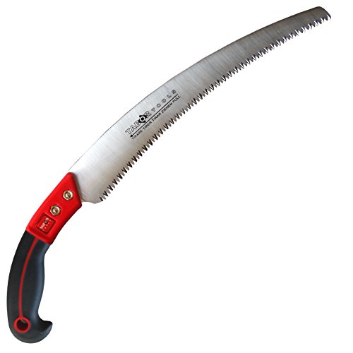 TABOR TOOLS Pruning Saw, 13 Inch Hand Saw with Curved Blade