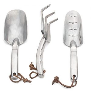Set of Three Extra Tough Cast-Aluminum Gardening Tools -Trowel