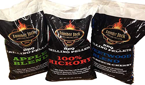 Lumber Jack 120 Pounds BBQ Smoker Pellets Variety Pack