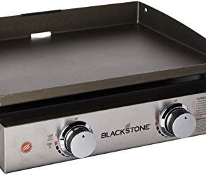 Blackstone Tabletop Grill - 22 Inch Portable Gas Griddle - Propane Fueled