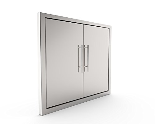 BBQ Grill Access Door/Elegant 31 Inch Grade Stainless Steel