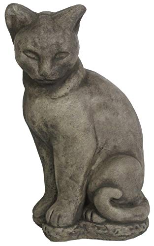 Big Siamese Concrete Cat Statue Large Cement Kitty Sculpture