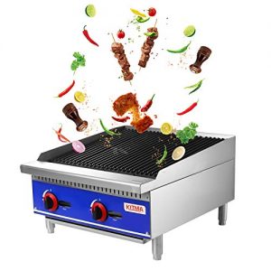 Grill and 24" Natural Gas Countertop Charbroiler
