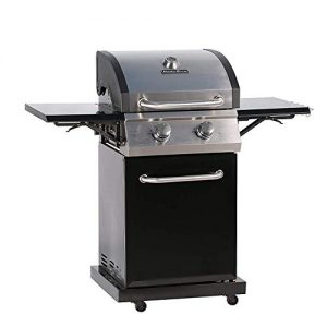MASTER COOK Gas Grill,2-Burner Cabinet Liquid Propane Gas Grill- Stainless Steel