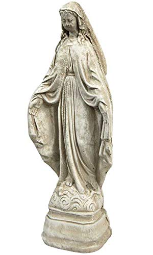 Solid Rock Stoneworks Virgin Mary Stone Garden Statue