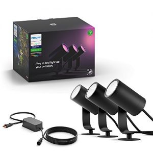 Philips Hue Lily White & Color Outdoor Spot Light Base kit