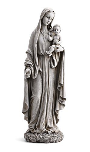 23" Our Lady of Grace and Baby Jesus Garden Statue