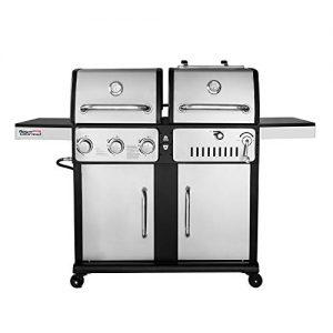 Royal Gourmet 3-Burner Gas and Charcoal Grill, Combo