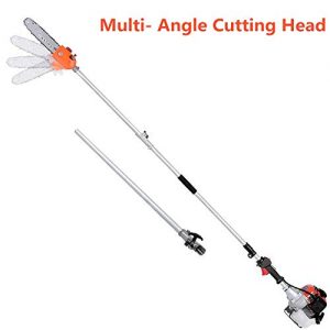 MAXTRA Degree Head Adjustable Pole Chainsaw for Tree Trimming