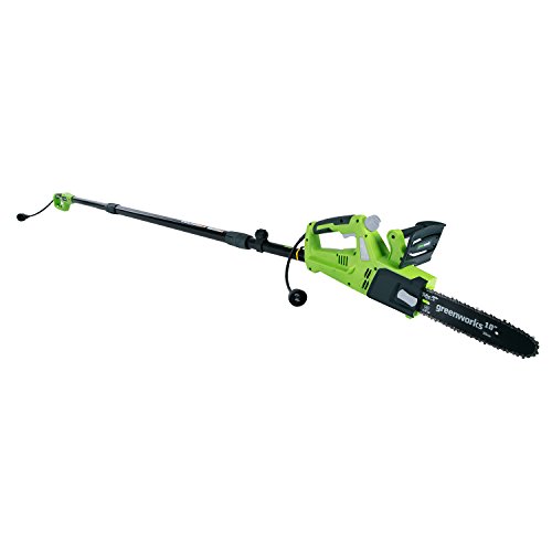 Greenworks 10" 6 Amp Corded Chainsaw with Pole Saw Attachment