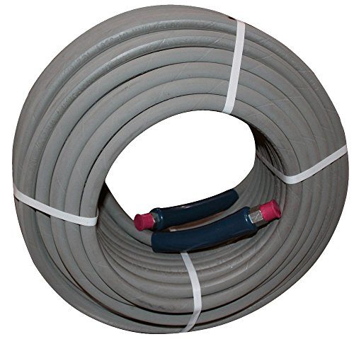 100 ft 3/8" Gray Non-Marking 4000psi Pressure Washer Hose