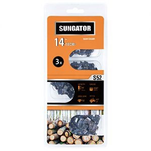 SUNGATOR 3-Pack 14 Inch Chainsaw Chain