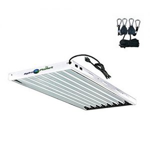 Hydroplanet T5 4ft 8lamp Fluorescent Ho Bulbs Included for Indoor Horticulture