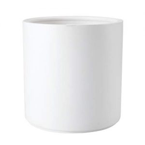 Plant Pot by Fopamtri Matte White Ceramic Planter for Indoor Outdoor Plants