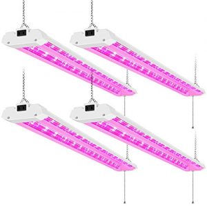 ANTLUX 4FT LED Grow Lights 50W Full Spectrum Integrated 4 Foot Growing Lamp