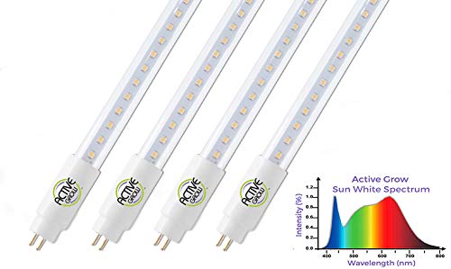Active Grow T5 High Output 4FT LED Grow Light Tubes for Vertical Racks & Indoor