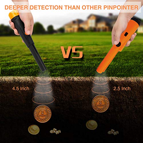 SUNPOW Metal Detector Pinpointer IP68 Water Resistant Handheld Pin Pointer