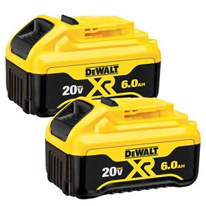 DEWALT 20V MAX Battery, Premium 6.0Ah Double Pack