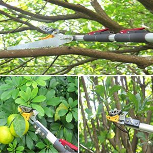 Mesoga Foot Extendable Tree Pruner, Cut and Hold Pruning Trimmer
