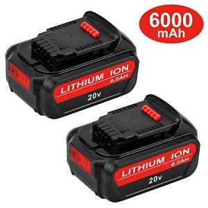 6.0Ah Replacement for Dewalt 20V Battery Max XR Lithium