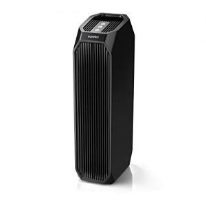 Eureka Instant Clear 26' NEA120 Purifier, 3-in-1 True HEPA Air Cleaner with Carbon Activated Filter and UV LED, for Allergies, Pollen, Pets, Odors, Smoke, Dust, Black